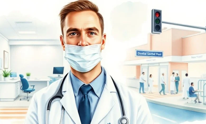 Diş hekimi maaşları karşılaştırması: Özel klinik ve devlet hastanesi farklarını gösteren görsel.