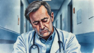 Doktorların yoğun çalışma saatleri ve tükenmişlik sendromu. Sağlık çalışanları için destek.