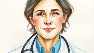 Doktorluk mesleğinin motivasyon kaynaklarını simgeleyen bir görsel. Tıp, sağlık, başarı, hasta sevgisi, ilham.